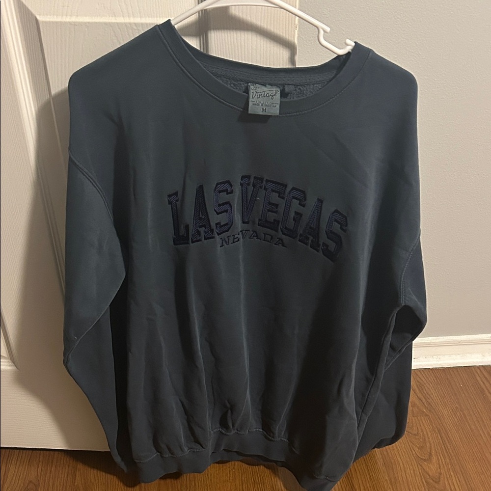 Vintage Blue Las Vegas Sweatshirt